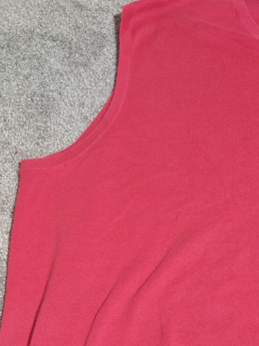 Polo Ralph Lauren 100% Pima cotton sweater vest Red size 3XLT - Picture 3 of 6